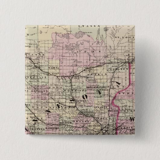 ミネソタ9 缶バッジ (正面)