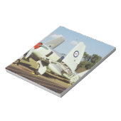 ミネソタ・ウィングCAFのホーカーシーフューリー ノートパッド (回転)