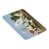 ミネソタ・ウィングCAFのホーカーシーフューリー マグネット (右側)