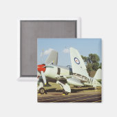 ミネソタ・ウィングCAFのホーカーシーフューリー マグネット (正面/裏面)