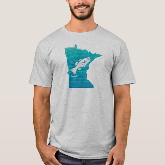 ミネソタ・ウェーブ・フィッシング Tシャツ (正面)