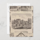 ミネソタ,オースティンのレジデンスとビジネス ポストカード (正面/裏面)