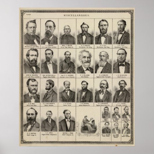 ミネソタ，グリーンリーフポートレート ポスター (正面)