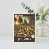 ミネソタ・スティルウォーター |ヴィンテージ ポストカード (スタンド正面)