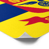 ミネソタ、セントポール州旗 ポスター (角)