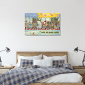 ミネソタ(ダックス) – 大きな文字のシーン キャンバスプリント (インサイチュ (寝室))