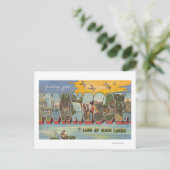 ミネソタ(ダックス) – 大きな文字のシーン ポストカード (スタンド正面)