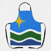 ミネソタ、ダルース国旗 エプロン (正面)