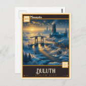 ミネソタ・ダルース |ヴィンテージ ポストカード (正面/裏面)