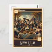 ミネソタ・ニューウルム |ヴィンテージ ポストカード (正面/裏面)