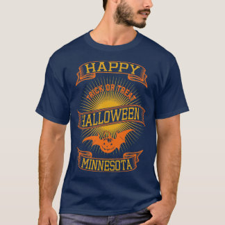 ミネソタ ハッピー ハロウィン ヴィンテージ スタイル 2 Tシャツ