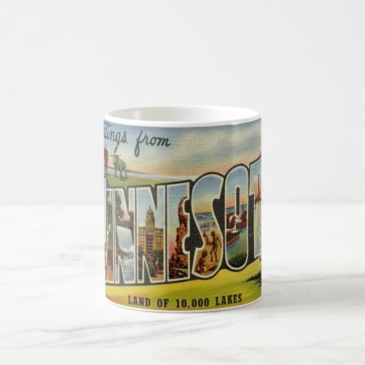 ミネソタ・マグの旧挨拶はがき コーヒーマグカップ (中央)