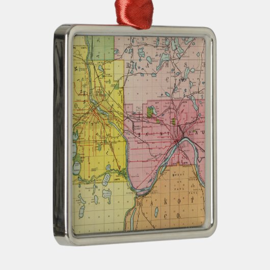 ミネソタ,ミネアポリス,セントポール メタルオーナメント (右)