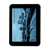 ミネソタ，ミネアポリス マグネット (縦)