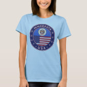 ミネソタ、ミネソタTシャツ、リーギング Tシャツ (正面)