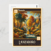 ミネソタ・ラネズボロ |ヴィンテージ ポストカード (正面/裏面)