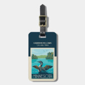 ミネソタ | ルーン ラゲッジタグ (正面縦)