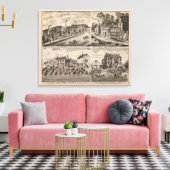 ミネソタ,ロチェスターのレジデンスとブルワリー キャンバスプリント (インサイチュ (リビング))