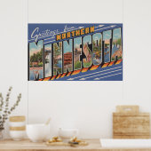 ミネソタ（北部） – ラージレターのシーン ポスター (キッチン)