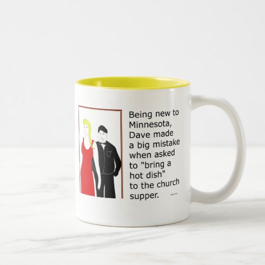 ミネソタ"熱い皿" ツートーンマグカップ (右)
