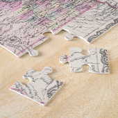 ミネソタ(1855年)のヴィンテージの地図 ジグソーパズル (側面)