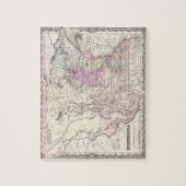 ミネソタ(1855年)のヴィンテージの地図 ジグソーパズル (縦)