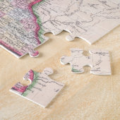 ミネソタ(1864年)のヴィンテージの地図 ジグソーパズル (側面)