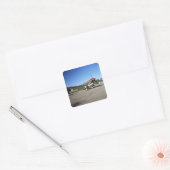 ミネソタCAFのエア・ショーのCurtiss P-40 Warhawk、 スクエアシール (封筒)