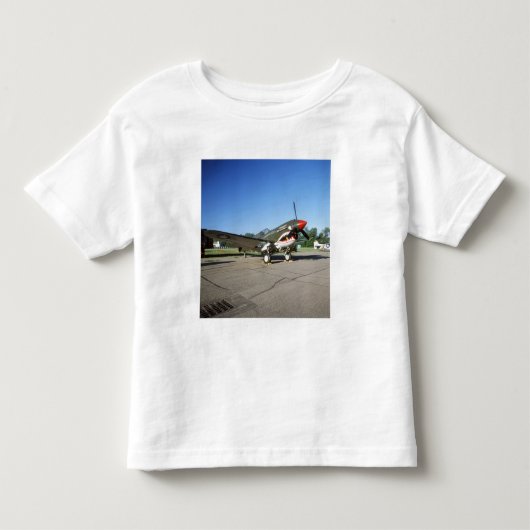 ミネソタCAFエアショーでのカーチスP-40 ウォーホーク トドラーTシャツ (正面)