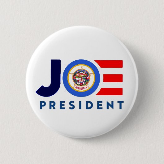 ミネソタfor Joe 2020 缶バッジ (正面)