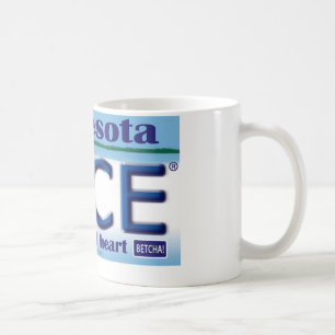 ミネソタNice®のナンバープレートのマグ コーヒーマグカップ