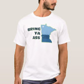 ミネソタTシャツにミームとしてヤを持参 Tシャツ (正面)