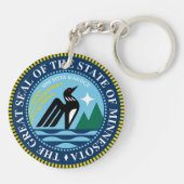 ミネソ素晴らしタ州の新しい封印 キーホルダー (裏面)