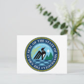 ミネソ素晴らしタ州の新しい封印 ポストカード (スタンド正面)