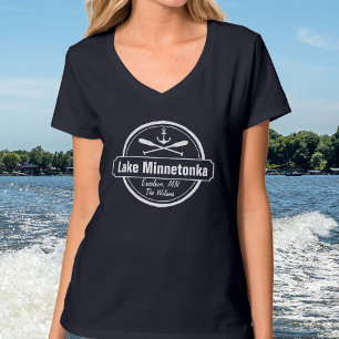 ミネトンカミネソタいかりタウンアンドネーム Tシャツ