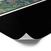 ミネトンカ湖ミネソタ衛星ポスター ポスター (角)