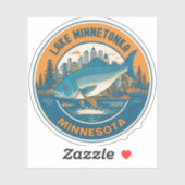 ミネトンカ湖、ミネソタ魚釣りとボート シール (シート)