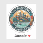 ミネトンカ湖、ミネソタ魚釣りとボート シール (シート)