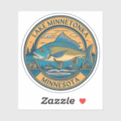 ミネトンカ湖、ミネソタ魚釣りとボート シール (シート)