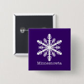 ミネノウタスノーフレーク 缶バッジ (正面&裏面)