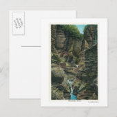 ミネハハ渓谷の眺め ポストカード (正面/裏面)