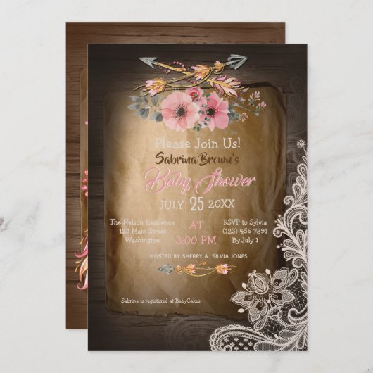 ミネベビー4 招待状 (正面/裏面)