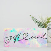 ミネラルオパールのギフト券 (スタンド正面)