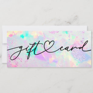 ミネラルオパールのギフト券