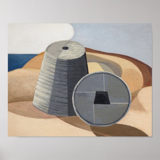 ミネラルオブジェクト(1935) by Paul Nash ポスター (正面)