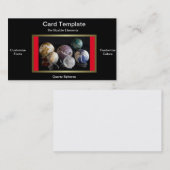 ミネラルスフィア – 宝石のボール 名刺 (正面/裏面)