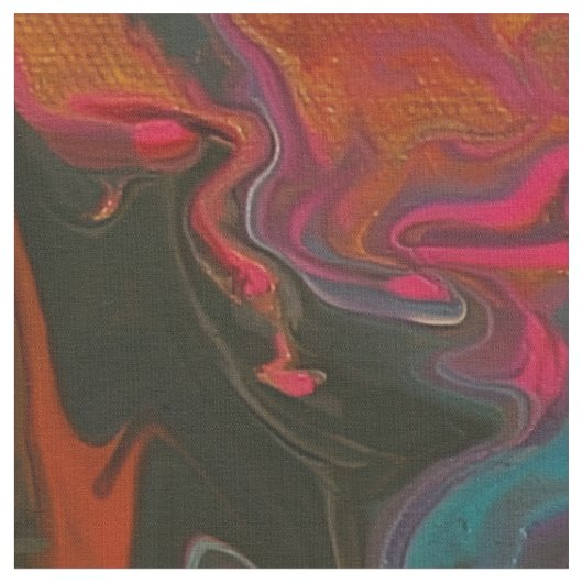 ミネラ鮮やかル岩の流れア絵を描ート ファブリック (クローズアップ)