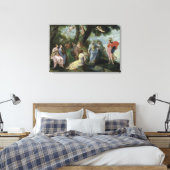 ミネルバとミューズ キャンバスプリント (インサイチュ (寝室))