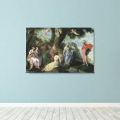 ミネルバとミューズ キャンバスプリント (インサイチュ (ウッドフロア))