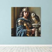 ミネルバ静かの御番 – ローマの女神 キャンバスプリント (インサイチュ (ウッドフロア))